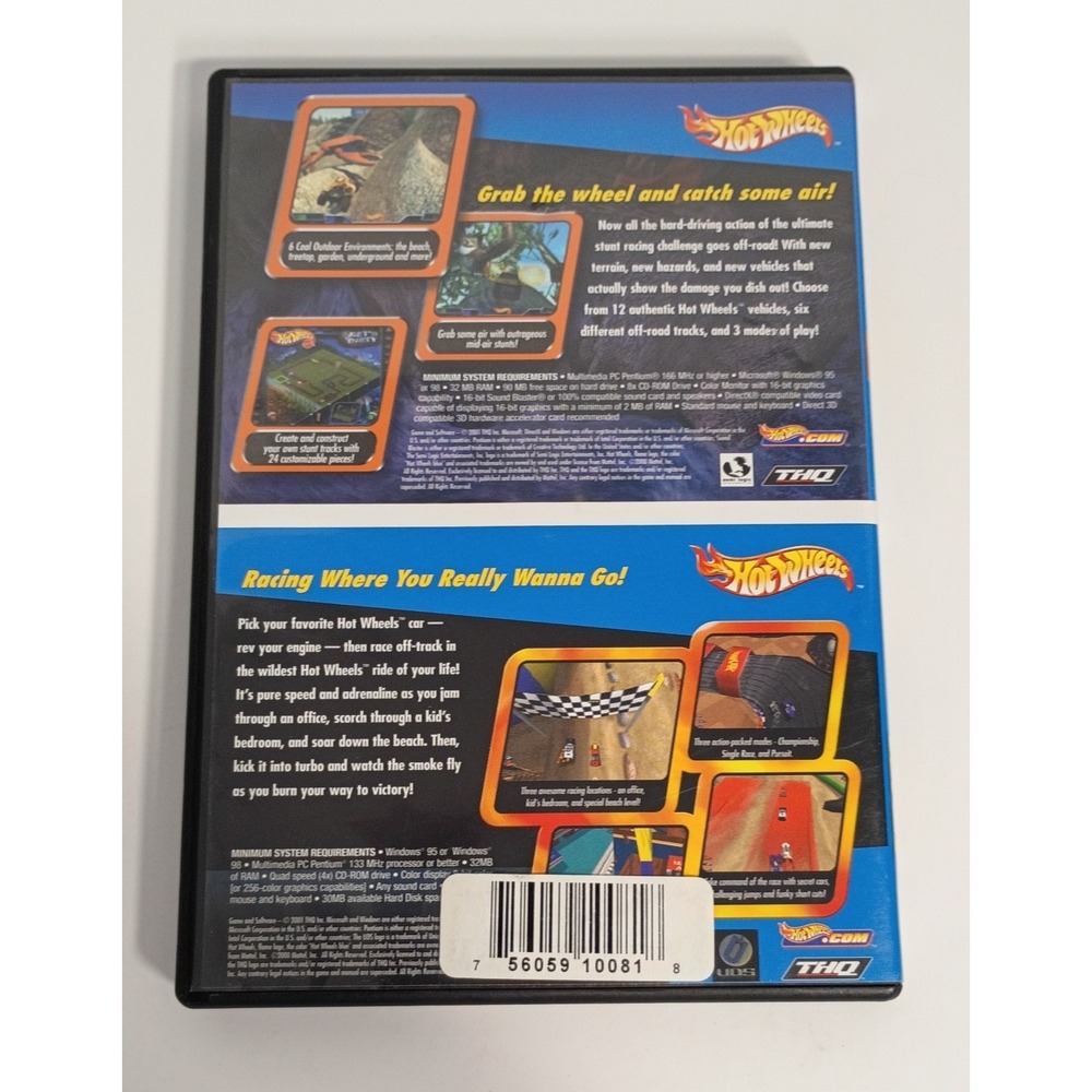Hot Wheels Stunt Track Driver 2 & Micro Racers PC Fun & Learning Game CD-ROM - Picture 2 of 4